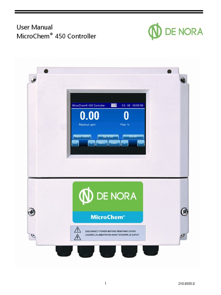 DeNora MicroChem User Manual | PDF | Power Supply | Radio