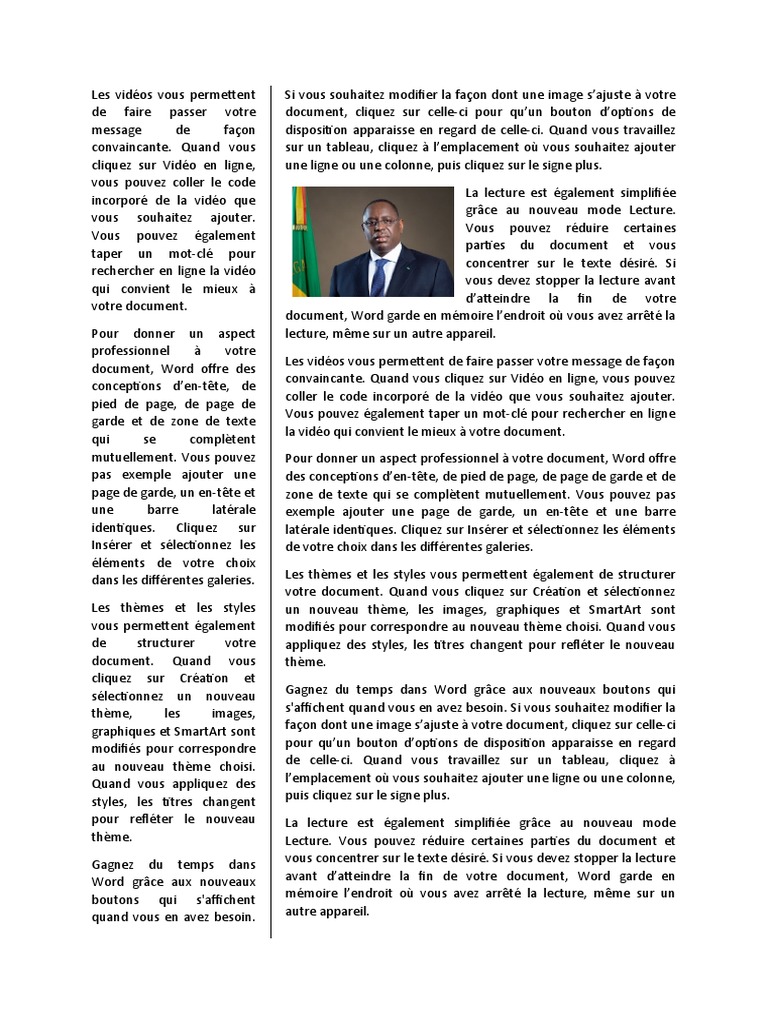 Créer un journal professionnel sur Word | PDF | Microsoft Word ...