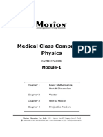 Medical Class Companion Physics: Module-1