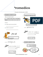 "El Respeto Al Derecho Ajeno Es La Paz": 1. Promedio Aritmético (P.A.) 2. Promedio Geométrico (P.G.)