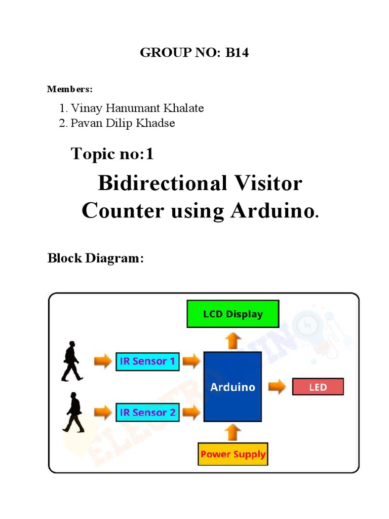 Bidirectional Visitor Counter using Arduino: Design and Implementation ...