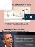 Legal Rights of Women in India: A Presentation by Deepika Divekar Panicker Co-Founder: Lawgicon Consultancy Services