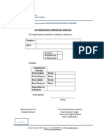 Por El Presente Documento Se Solicita y Autoriza A:: Autorización Comisión de Servicio