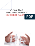 La Famiglia Nell'ordinamento Giuridico Italiano