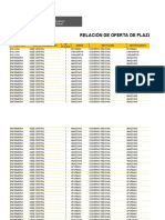 Relación de Oferta de Plazas Remuneradas - 2022-Ii Complementario Remunerado