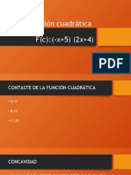 Función Cuadrática F (C) : (-X+5) (2X+4) : Luis Galdames Tapia 3medioc Colegio Adonay Púkalan