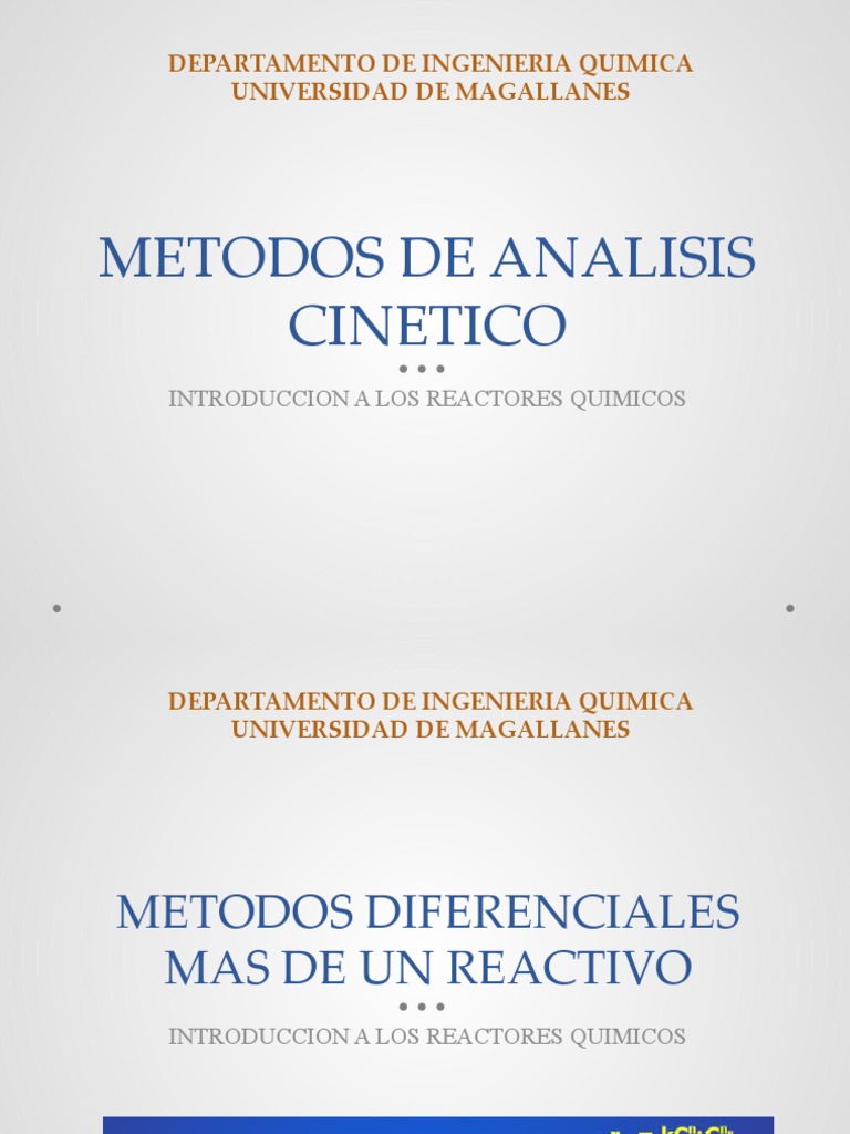 Metodos de Analisis Departamento de Ingenieria Quimica