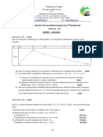 Composition de Mathematiques Du 1 Semestre Niveau: 1S1 Duree: 4 Heures