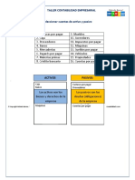 TALLER Seleccionar Cuentas Activo Pasivo