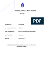 BJT - TMK1 - EKSI4203 Teori Portofolio Dan Analisis Investasi