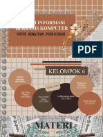 Sistem Informasi Berbasis Komputer: Untuk Kemajuan Pendidikan