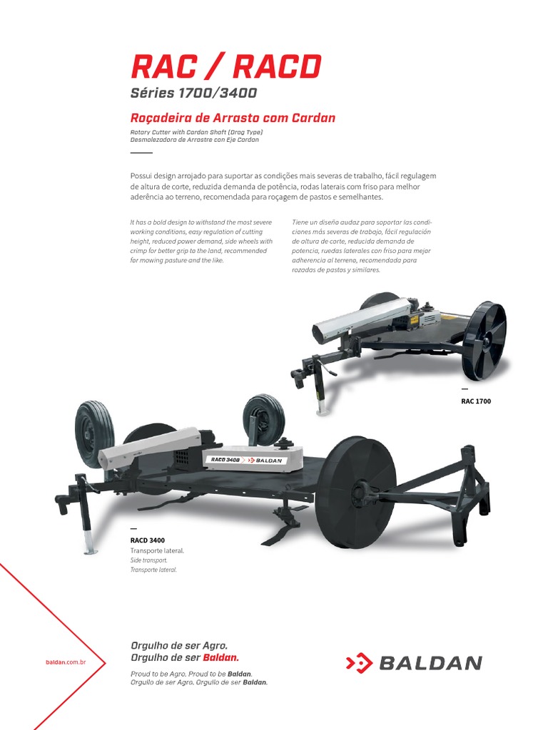 Baldan Folheto Rac Racd C8lq0Y | PDF
