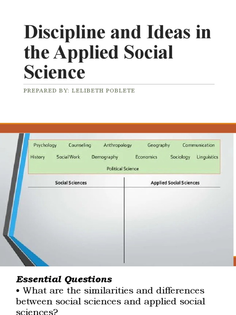 Applied Social Sciences Overview and Careers | PDF | Social Sciences ...