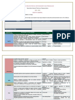 Plan de Atención para El Reforzamiento de Aprendizajes