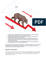 Concepts of Bear Market