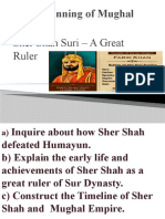 The Beginning of Mughal Empire: Sher Shah Suri - A Great Ruler