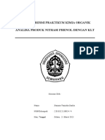 Analisa Produk Nitrasi Phenol Dengan KLT: Laporan Resmi Praktikum Kimia Organik