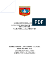 Kurikulum Operasional SD Negeri 7 Bhuana Giri 2022-2023