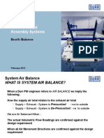 Paint and Final Assembly Systems: Booth Balance