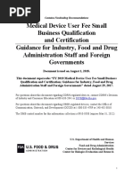 Small Business Qualification Certification Guidance