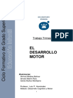 EL Desarrollo Motor: Trabajo Trimestral