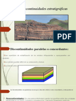 Tipos de Discontinuidades Estratigráficas