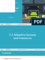 3.3 Adaptive Layouts and Resources, Android