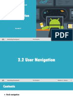 2.2 User Navigation