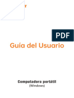 Guía rápida de inicio y configuración de portátil Windows