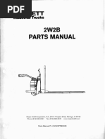 Barrett 2W2B Parts Manual