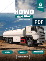 SINOTRUCK HOWO CISTERNA - 18m3