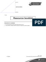 Resource Booklet - Nov 2017 SL Paper 1