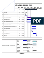 Proyecto: Cronograma de Obra Agencia Municipal Ceres