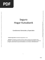 Seguro Hogar Kutxabank: Condiciones Generales y Especiales