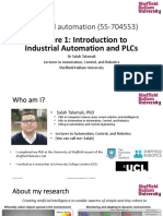 Lecture 01 - Introduction To Industrial Automation