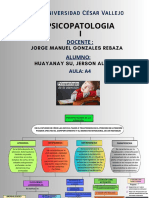 Mapa Conceptual Psicopatología de La Atención