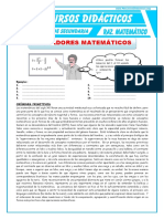 Ejercicios de Operadores Matematicos para Segundo de Secundaria