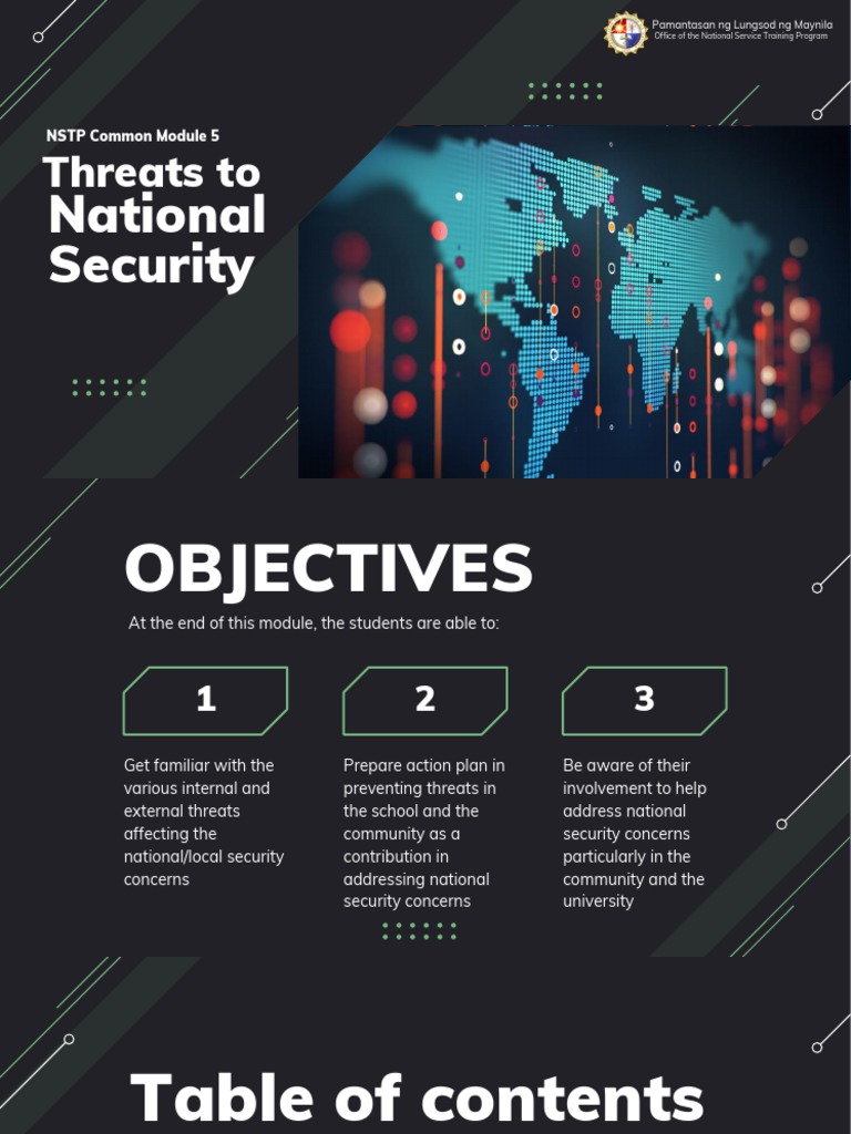 Current Security Threats In The National And International Context – KCJOR