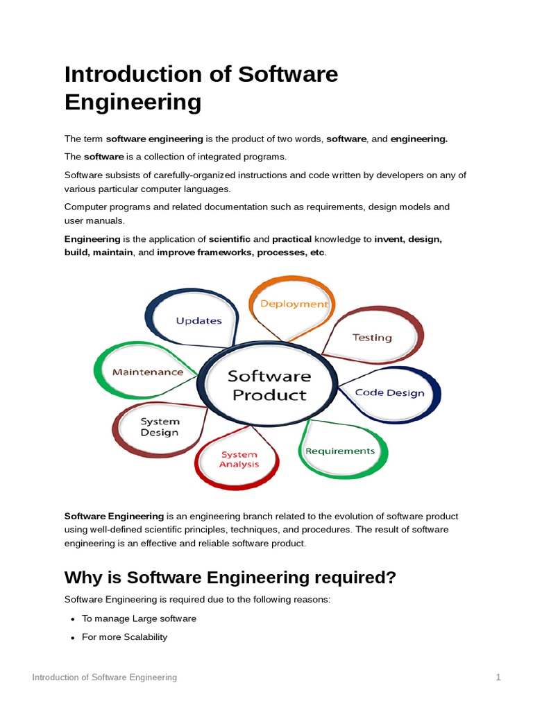 Mcq On Introduction Of Software Engineering