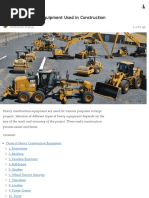 16 Types of Heavy Equipment Used in Construction: Sadanandam Anupoju 4 Years Ago