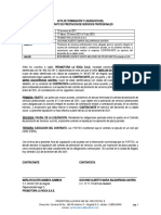 Acta Liquidación Contrato Prestación de Servicios LA ROCA - GIOVANNI SALDARRIAGA