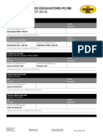 Komatsu PC300-8 Excavator Lubricant Recommendations