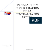 Instalación PBX y Configuración