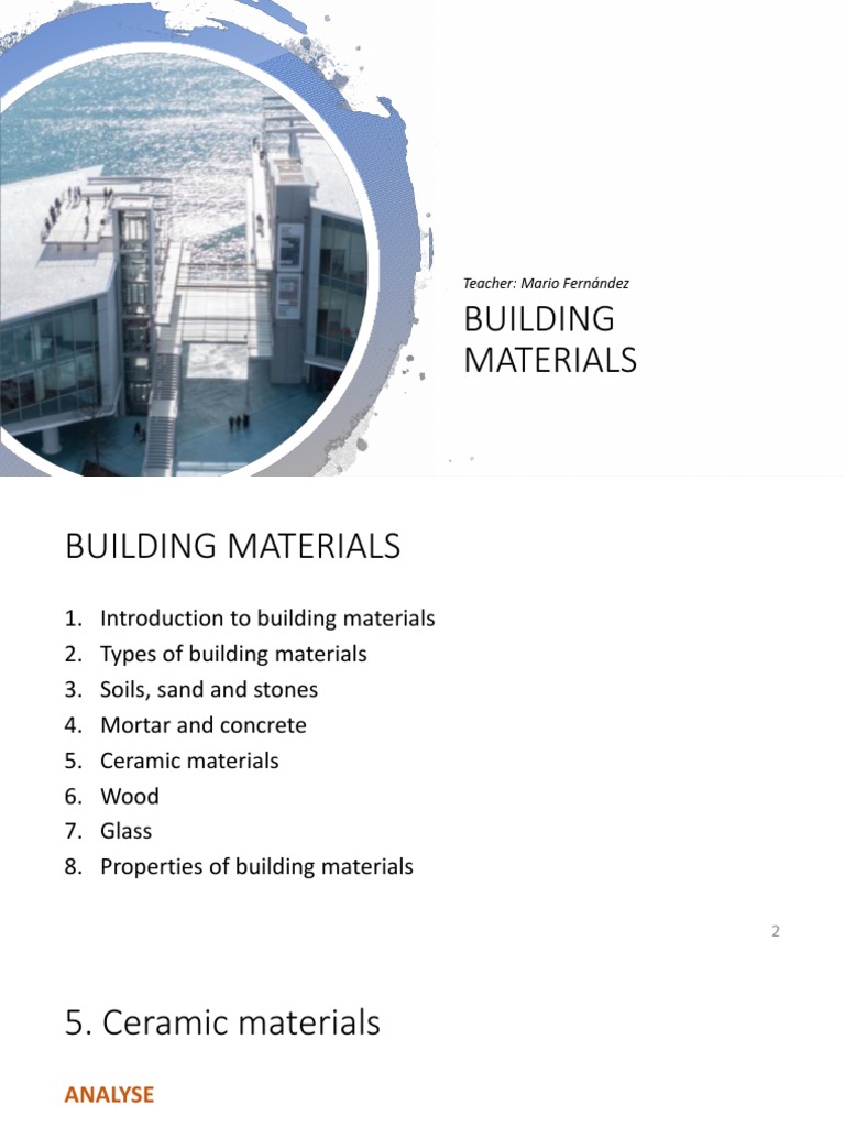 1.5. Building Materials Ceramic Materials PDF Building Materials