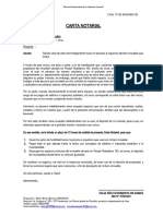 Carta notarial para cesar actos de hostigamiento e incumplimiento de acuerdo