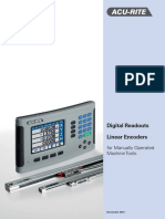 Digital Readouts for Manually Operated Machine Tools
