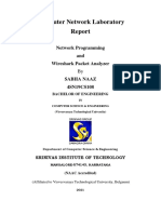 Computer Network Laboratory Report: Network Programming and Wireshark Packet Analyzer