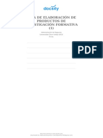 Guia de Elaboracion de Productos de Investigacion Formativa 1
