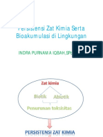 Persistensi Zat Kimia Serta Bioakumulasi Di Lingkungan: Indra Purnama Iqbah, SPD.,M.SC