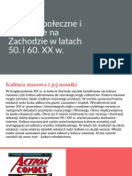 Zmiany Społeczne I Kulturowe Na Zachodzie W Latach 50. I 60. XX W